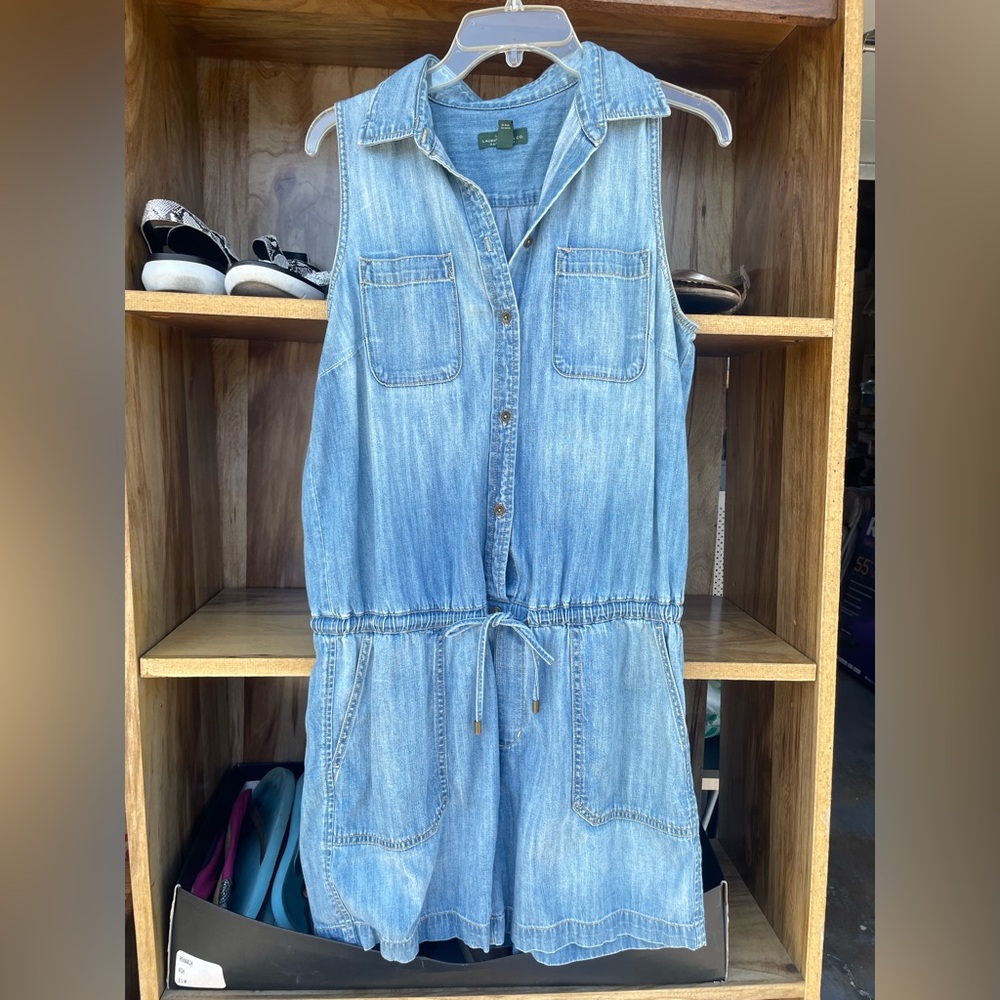 Ralph Lauren Blue Denim Romper